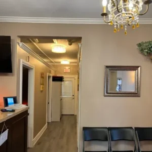 Bright and airy hallway at Chiropractic Wellness & Rehabilitation.