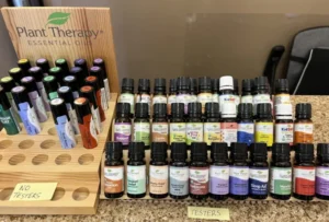 Display of professional wellness products