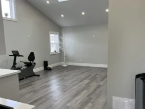 Sanitized and modern chiropractic adjustment suite at CWR Clinics Oshawa.