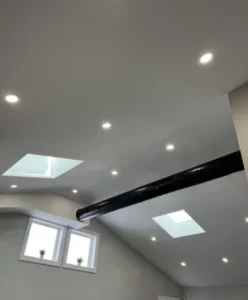 Organized clinical space for manual therapy and spinal adjustments.