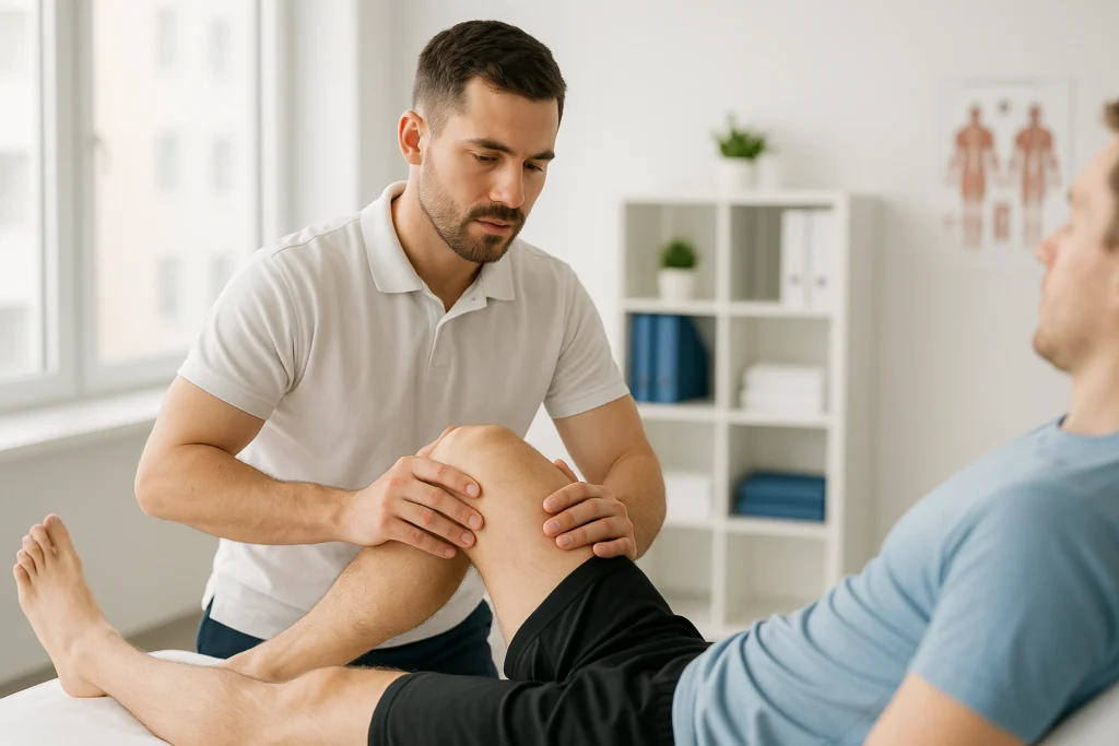 Massage therapy and physical therapy